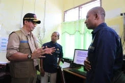 Kepala BNPB Tinjau Pos PGA Lewotobi Laki-Laki